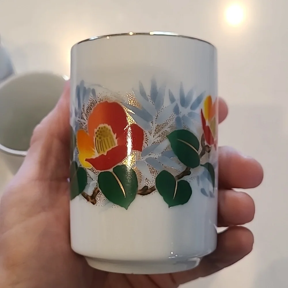 VINTAGE Japanese Tea Cups 4 OUNCES